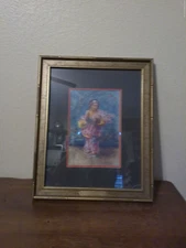 Vintage Esther Hunt Framed Print Cherry Blossoms