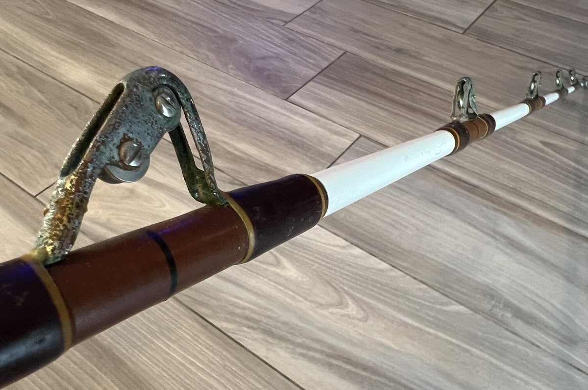 トローリング 竿 Big Bennly 50LBS GLASS MODEL Vintage BERKLEY Tri-Sport Tubular Glass Fly 8' Rod | eBay