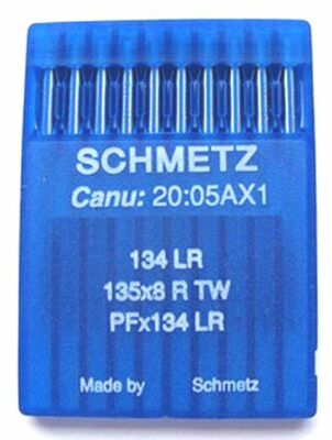 SCHMETZ LEATHER REVERSE TWIST SIZE 140/22 ~10/pkg~Part #S134LR-22~Fast Shipping!