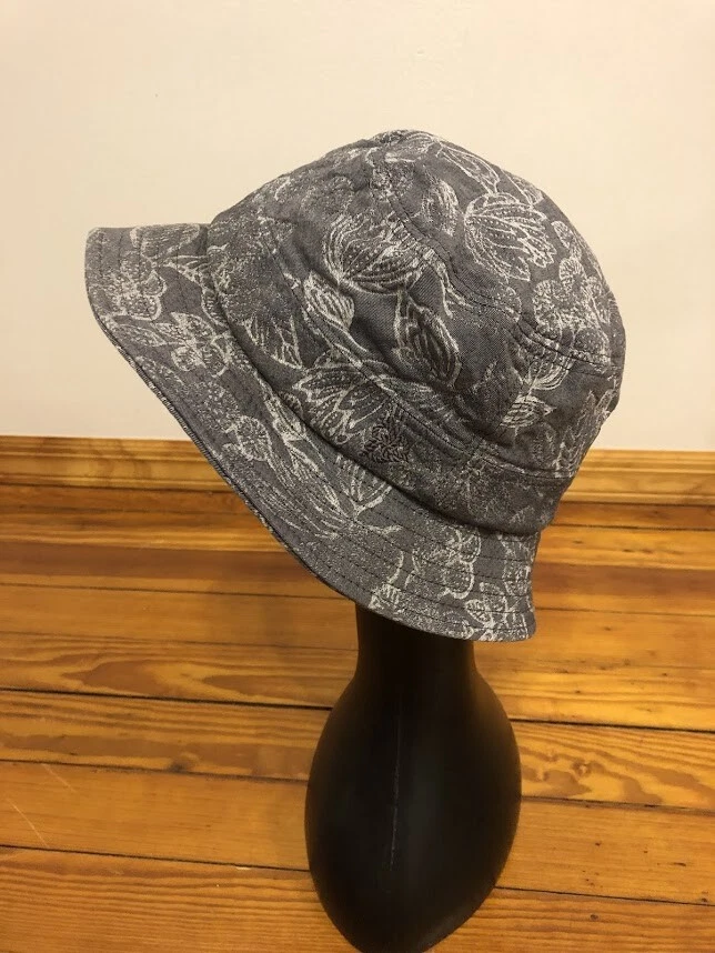 Roy Robson Men's Gray Summer Panama Hat Floral Size 57 - Image 2 of 4