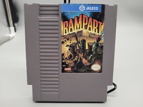 RAMPART NINTENDO SYSTEM NES COMPLETE VIDEO GAME BOX MANUAL CIB 1991 JALECO 