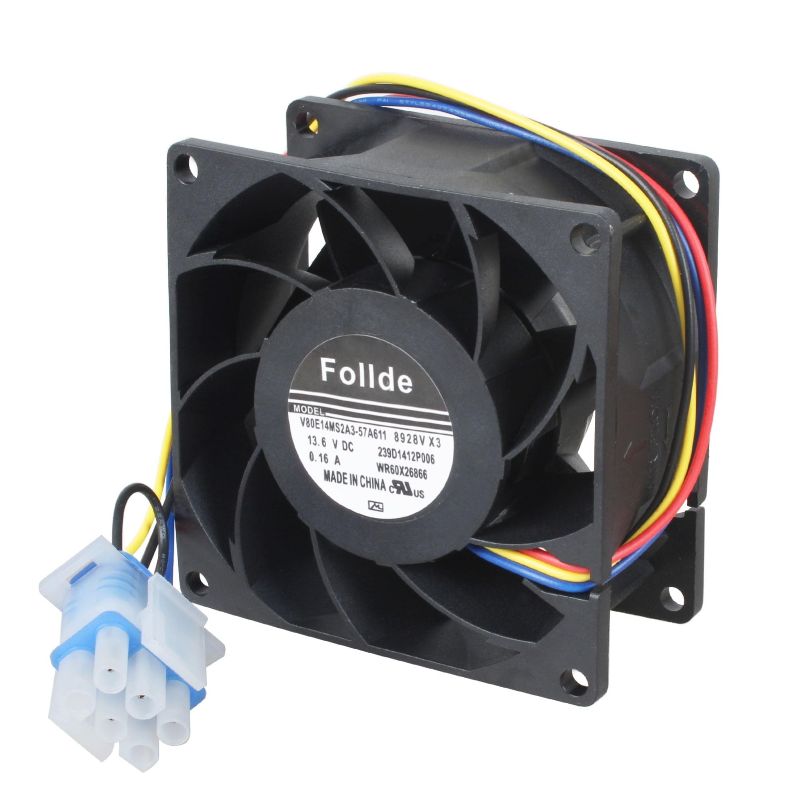 WR60X26866 Evaporator Fan Motor Compatible with GE, Replace Refrigrator Fan M...