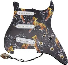 Prewired Loaded Pickguard with SSS Single Coil Pickups for Fender Strat Guitar