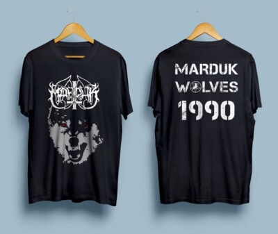 Marduk Swedish Black Metal Band Wolves T-Shirt S-3XL For Fans