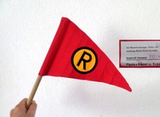 DDR Armee NVA Regulierer Fahne / Wimpel Signalfahne (mit "R") East german army