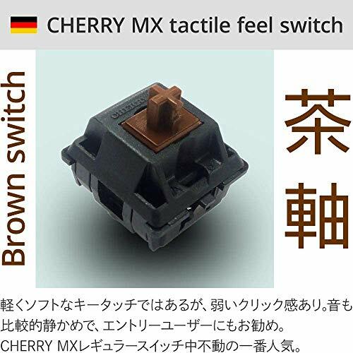 FILCO Majestouch MINILA-R Convertible CHERRY MX Brown axis KOBO-SGY08-M-EMB - Picture 2 of 7