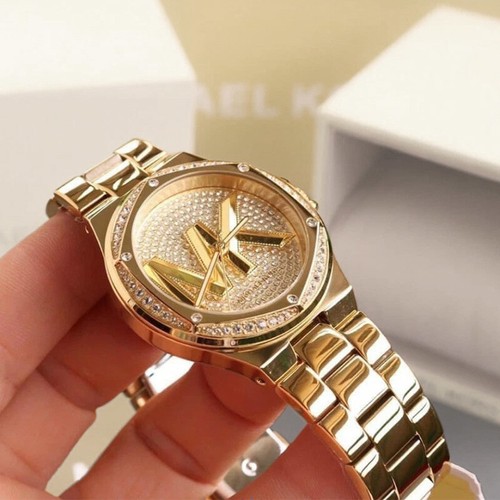 Damen Armbanduhr LENNOX MK7229 Quarzuhr 37mm Goldfarbenes - Bild 5 von 6