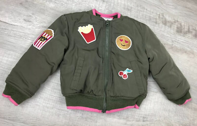 Kidtopia Jacket Toddler Girls Puffer Coat Emojis Pop Culture Size Girl 18 Months