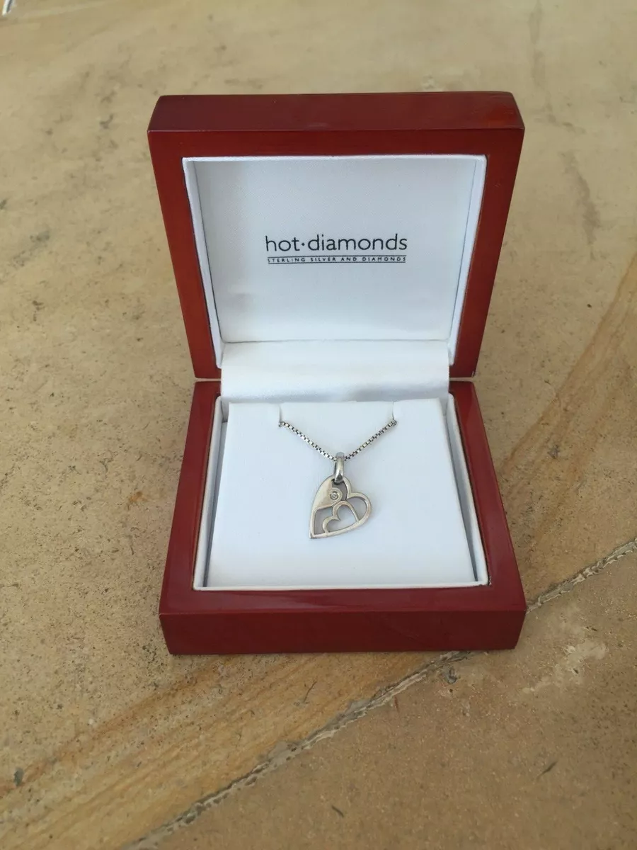 Hot diamond shop necklace