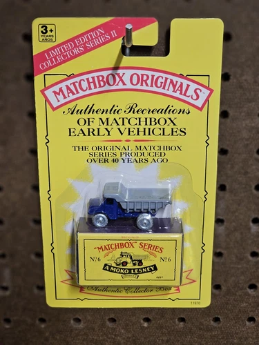 Matchbox Original Series Moko Lesney No. #6 Euclid Dump Truck Blue & Gray