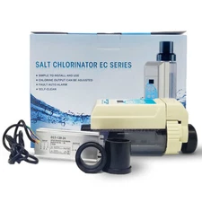 Salt Chlorine Generator Pool Water Complete Salt Chlorinator System 26000 Gallon
