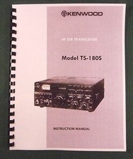 Kenwood TS-180S Manuale di Istruzioni - Copertine Premium Card Stock e 28 LB di Carta!