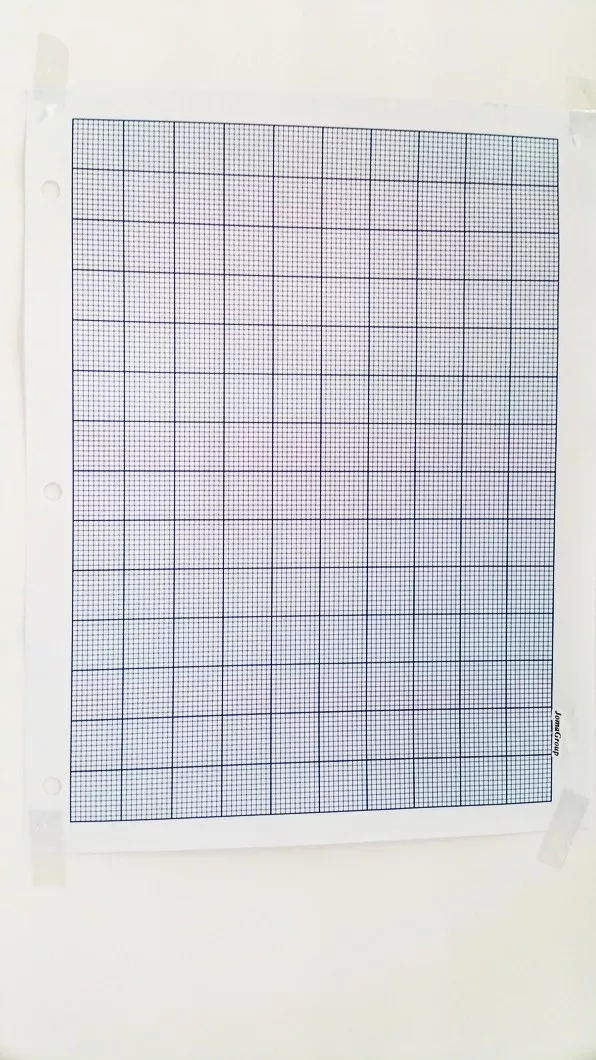 JOMA Graph Paper 2mm Grid Sheets 261mm x 183mm 50Pages blue 1 pt Lines NEW