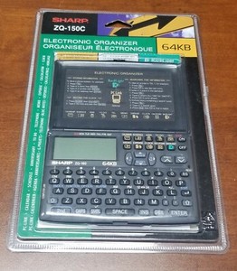 sharp electronic organizer