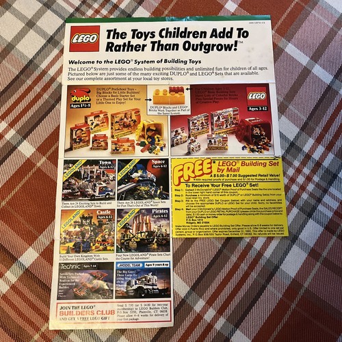 2 McDonald's Happy Meal Toys Lego Motion Vintage 1989 Land Laser & Wind Whirler - Picture 10 of 10