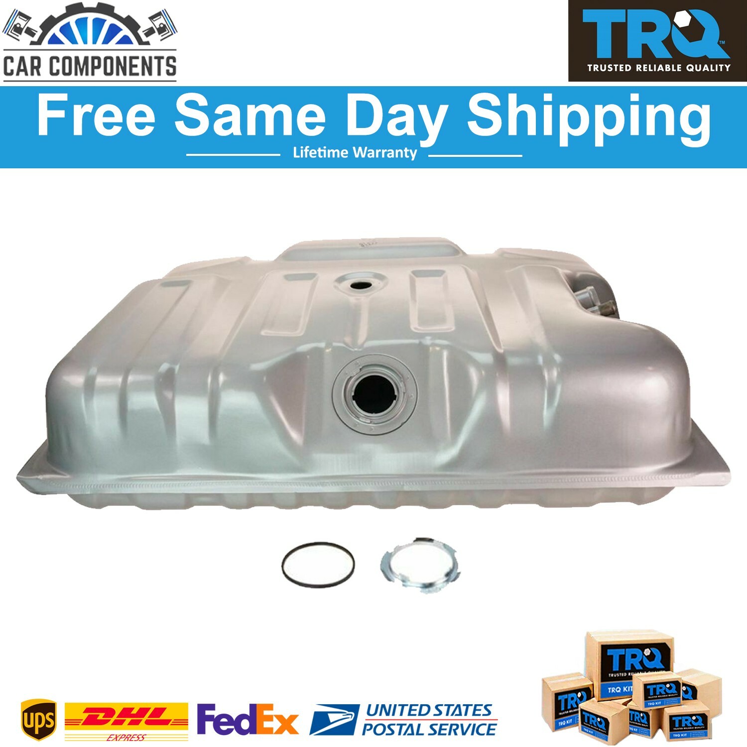 TRQ New 19 Gallon Fuel Gas Tank For 1973-1979 Ford F100 F150 F250