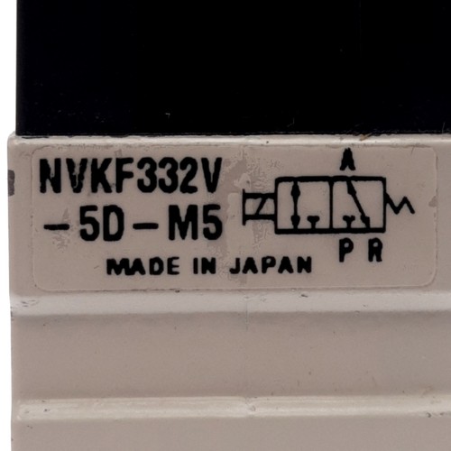 SMC NVKF332V-5D-M5 Solenoid Valve, 24VDC Coil, -101.2 to 100kPa, M5x08 Ports - Picture 2 of 7