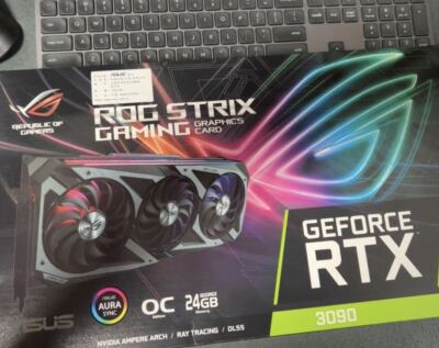ASUS ROG Strix GeForce RTX 3090 OC 24GB GDDR6X Graphics Card