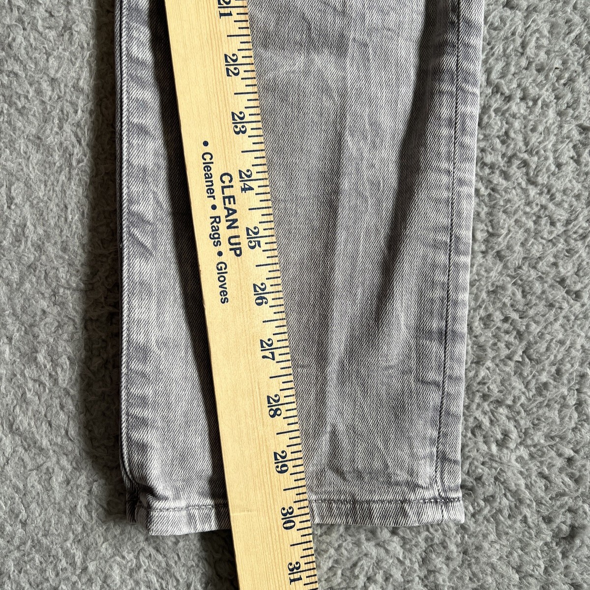 Pantalon Chino American Eagle Homme, Gris, Coupe Slim, Taille 30x32, état Parfait