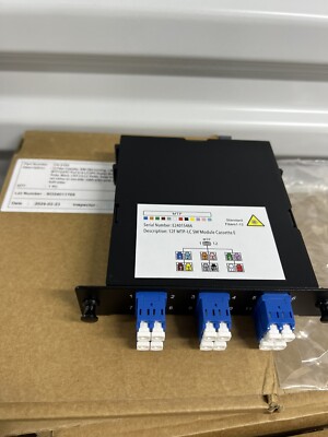МТР / MPO Single-mode Cassette Module, 12 Fiber, LGX Footprint MTP-LC