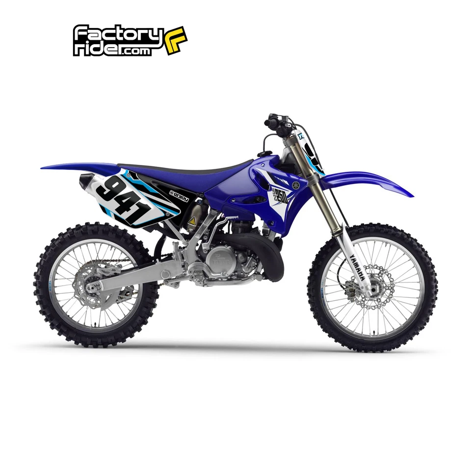 2006-2017 年 YAMAHA YZ 125-250 BTO Dirt 自行车图形定制编号板 — 第 4/4 张图片