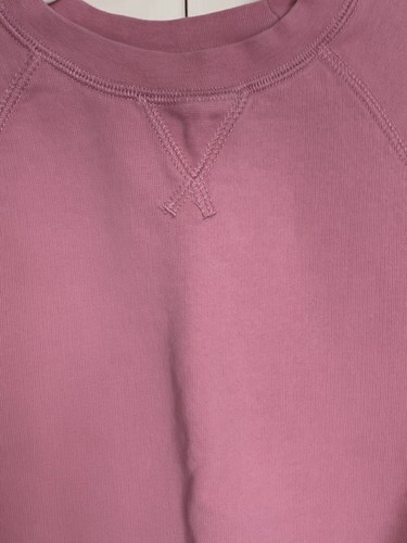 EUC Hanna Andersson Pink French Terry Sweatshirt Sz 4 Girl Boy Classic Crewneck - Picture 3 of 7
