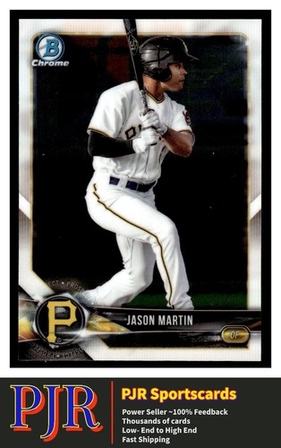 2018 Bowman Chrome #BCP41 Jason Martin Pittsburgh Pirates  Buy 4 - 35% Off - Picture 1 of 2
