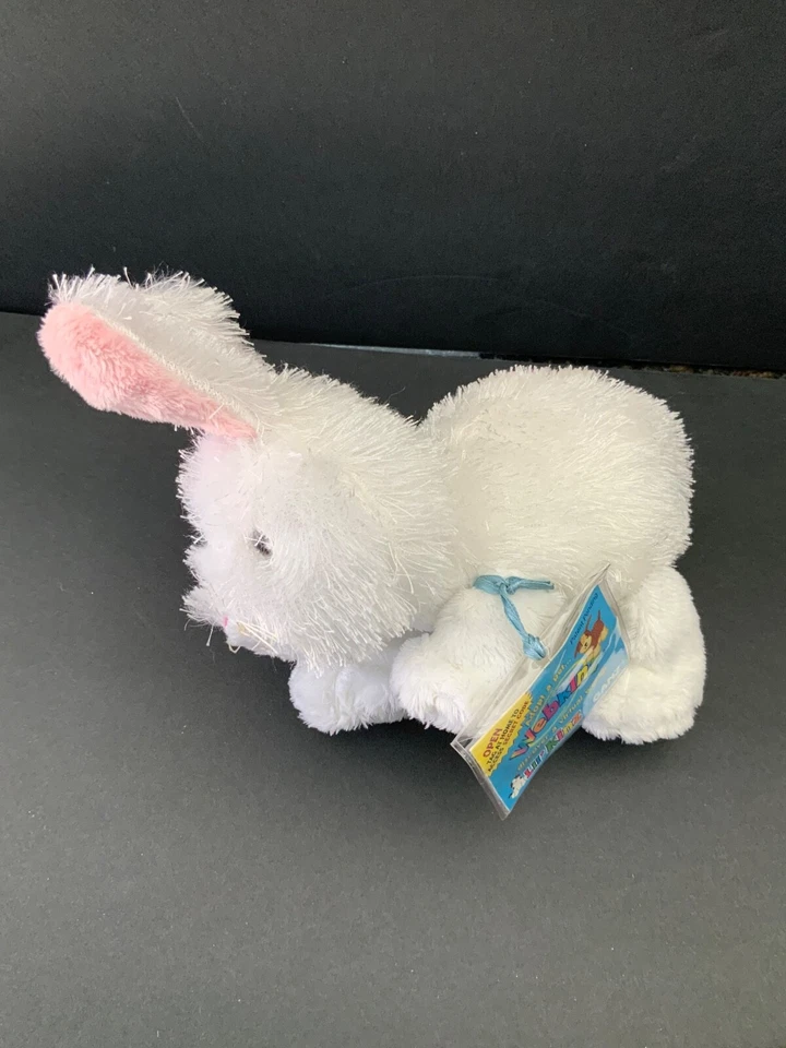 Webkinz Ganz White Plush Bunny HS078 Lil' Kinz Rabbit no code Easter’s coming! - Image 4 of 4