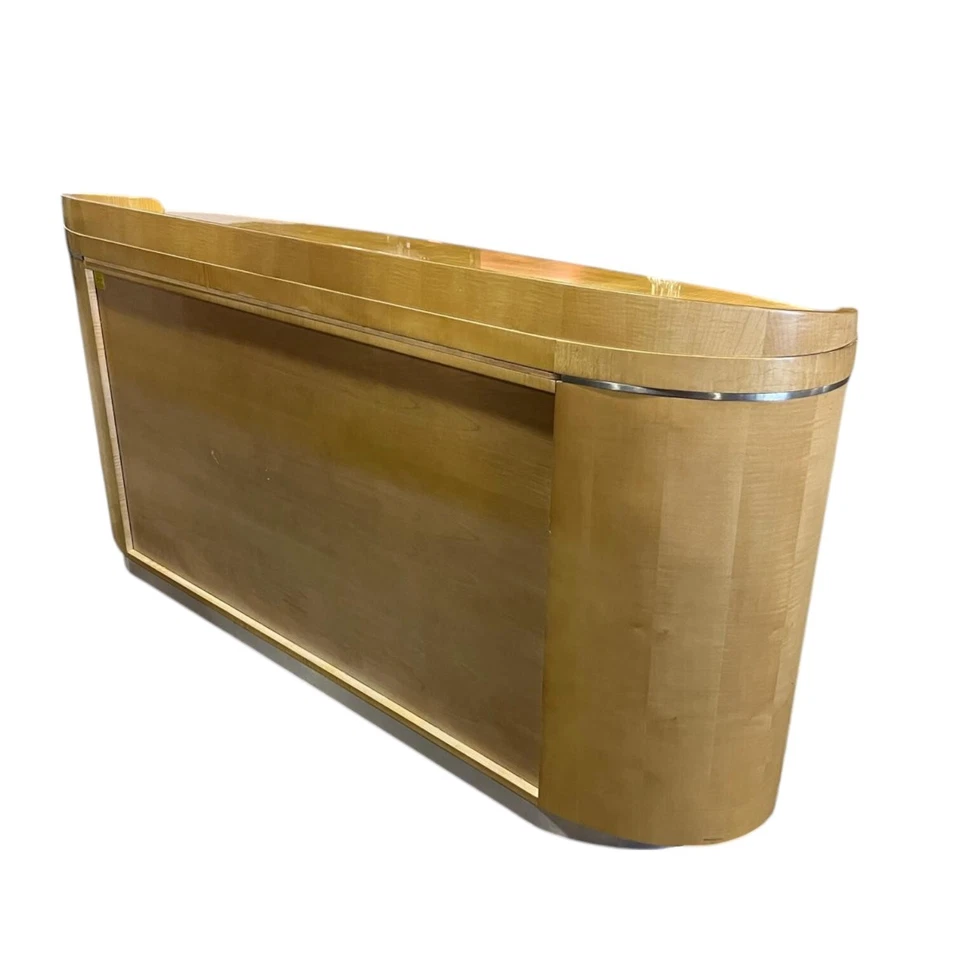 Oficina decorativa de madera satinada personalizada Foto 3 de 4