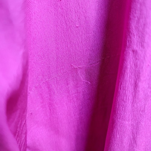 Vintage 80s Escada 40 Silk Pink Tulip Pattern Puff Tie Sleeve Blouse & Scarf - Picture 7 of 9