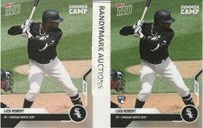 Luis Robert WHITE SOX 2020 TOPPS NOW OPENING SUMMER CAMP WAVE 2 REG BONUS OD-483