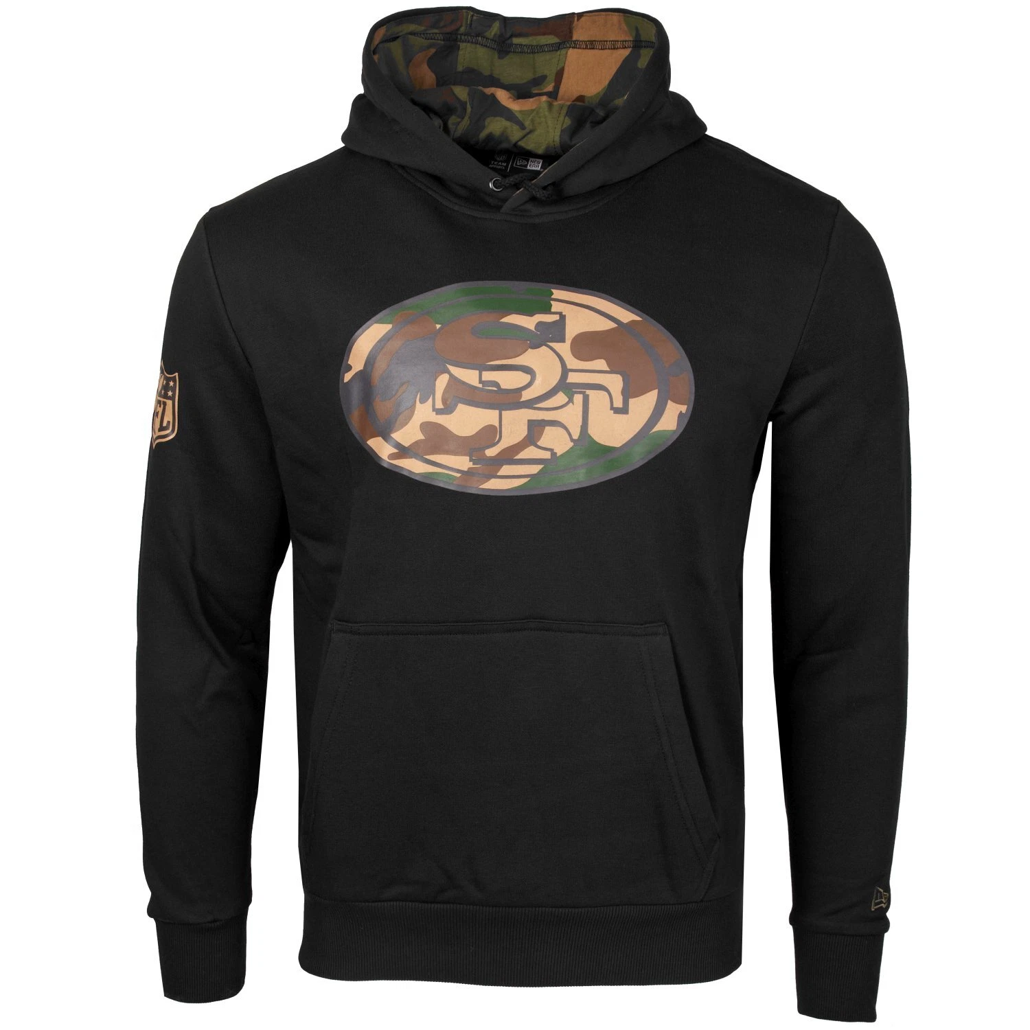 New Era Fleece Hoody - NFL San Francisco 49ers Black Camo