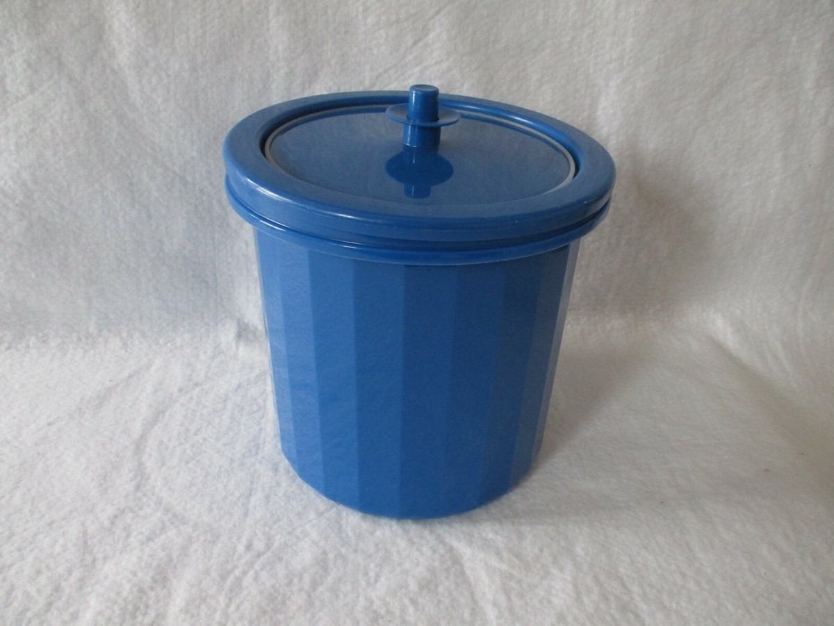 Vintage Tupperware Ice Bucket Blue 1683-3, 1684-2, 1418-1 | eBay