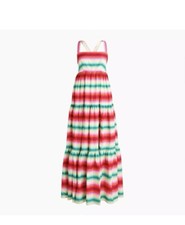 NWT J. Crew Women’s Multicolor Tiered Maxi Dress