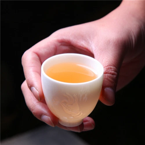 Dehua Weiß China Porzellan Teetasse Meister Tassen Tee Kreativ Kung Fu Teetassen - Bild 3 von 18