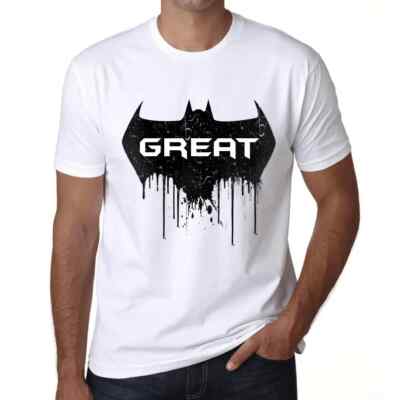 ULTRABASIC Herren T-Shirt Bat Grand Bat Great T-Shirt Vintage
