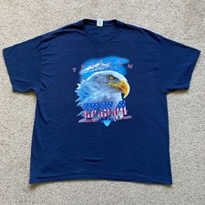 Freedom Liberty Eagel Navy Tshirt 