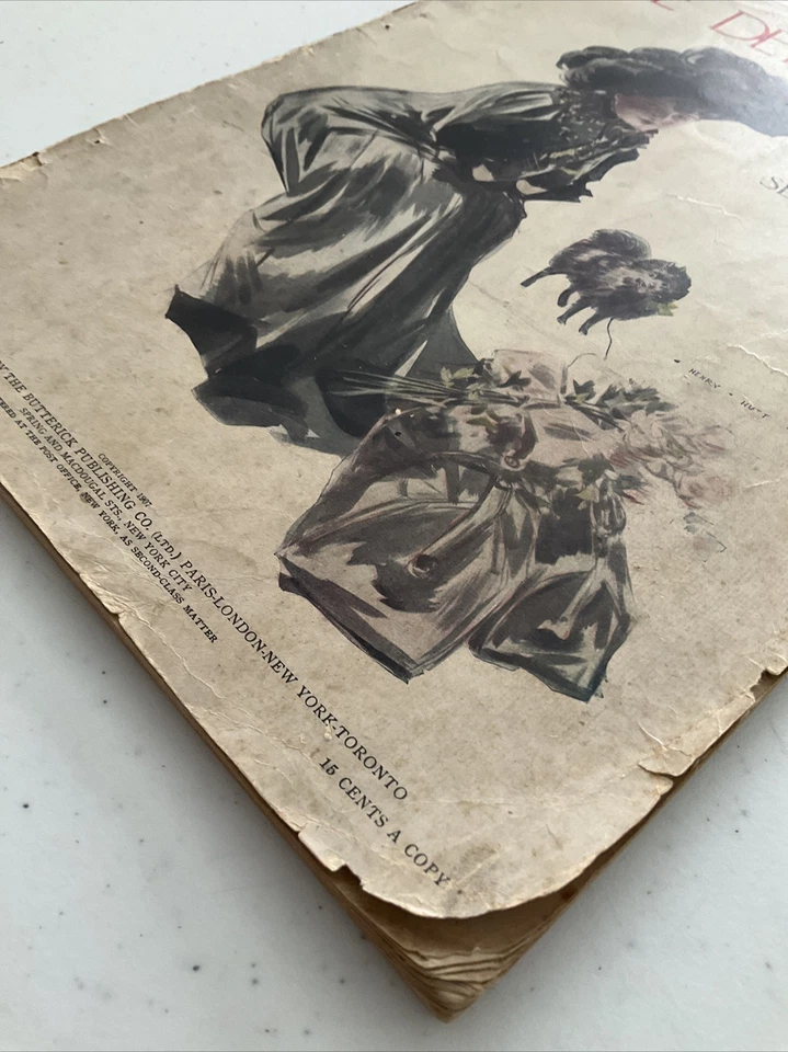 1907 The Delineator Magazine Rare Vintage Ads Fashion Life Family - Image 3 of 4