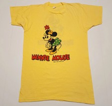 Vintage 1970s Minnie Mouse Disney Tropix Togs Single Stitch Large T-shirt