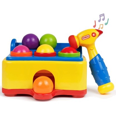 Ball Popper Game with Hammer Toy  Baby Toy with Fun Lights and Sound Effects ...