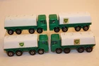 Four (4) Vintage 1970 Matchbox Lesney Superfast BP Petrol Gas Tanker #25 Trucks