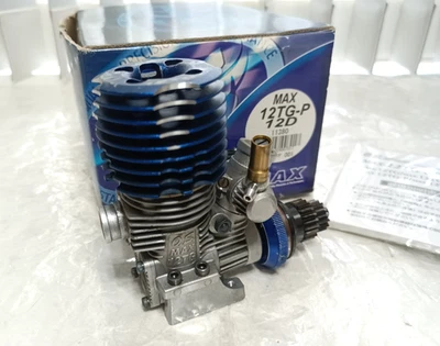 O.S. Moteur MAX 12TG-P 12D avec support et engrenage d'embrayage à 2... - Photo 1/4
