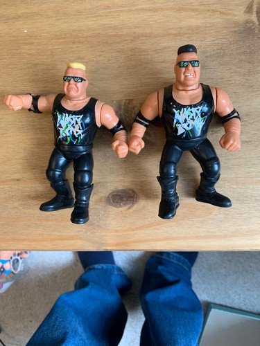Vintage Hasbro WWF Tag Team The Nasty Boys...