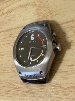 SEIKO Kinetic Arctura First Gen Watch Grey Dial junk Not Working Japan