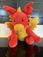 Jellycat Red  Yellow Dragon Plush Stuffed Animal Small 6-14 in 2024