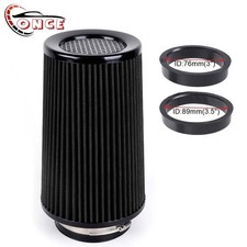 3 3.5 4 Inlet Performance Cold Air Intake Filter Black 10.5 Tall Universal