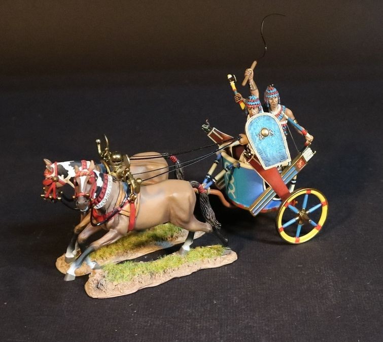 Char de guerre égyptien John Jenkins NKE-004 en métal peint pour collectionneur