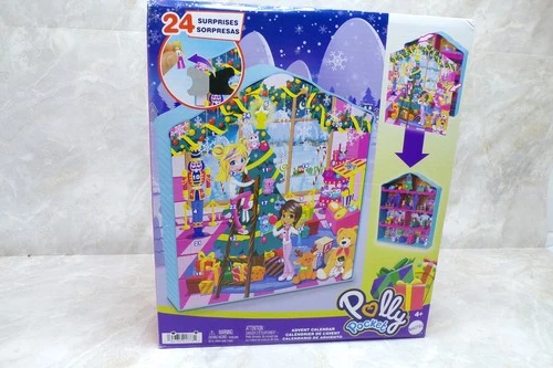Polly Pocket Advent Calendar 24 Surprises Christmas Winter 2024 Mattel