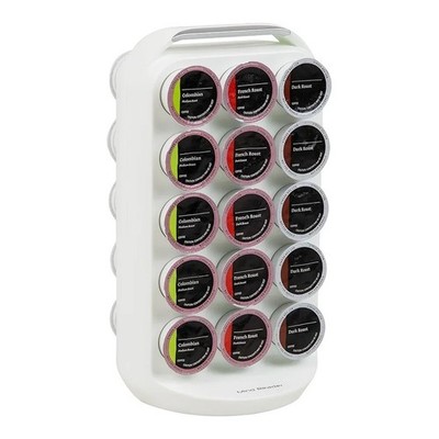 Gedankenleser Karussell Kaffeepadhalter, 1 Stück (1er Pack), weiß