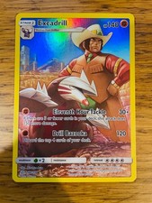 NM! Excadrill (246/236) Sun & Moon Cosmic Eclipse Secret Rare Pokemon Card!